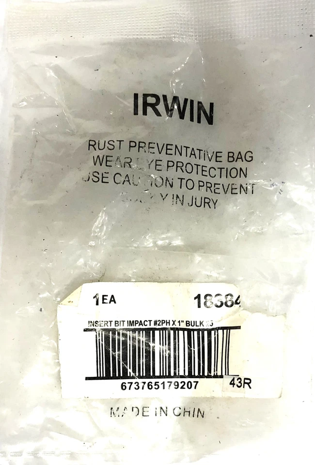 Irwin Insert Bit #2PHX1" [Lot of 13] NOS - Image 3 of 4