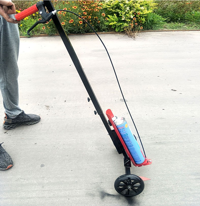 2 Wheel Line Marker Spray Paint Applicator For Line Marking Paints