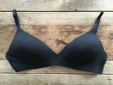 Victoria's Secret Pure Black Solid 32G T-Shirt Lightly Lined Wireless Bra VS