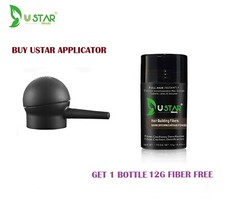 Hair Fiber Spray Applicator with free one bottle Hair fiber dark brown 12g