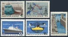 Russia 3179-3183, MNH. Michel 3196-3197, 3253-3255. Modern transportation, 1966.