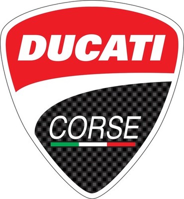 Ducati Corse sticker weatherproof decal XV