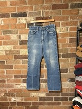 Vintage 1970s 1980s Faded Distressed Lee Rider Jeans