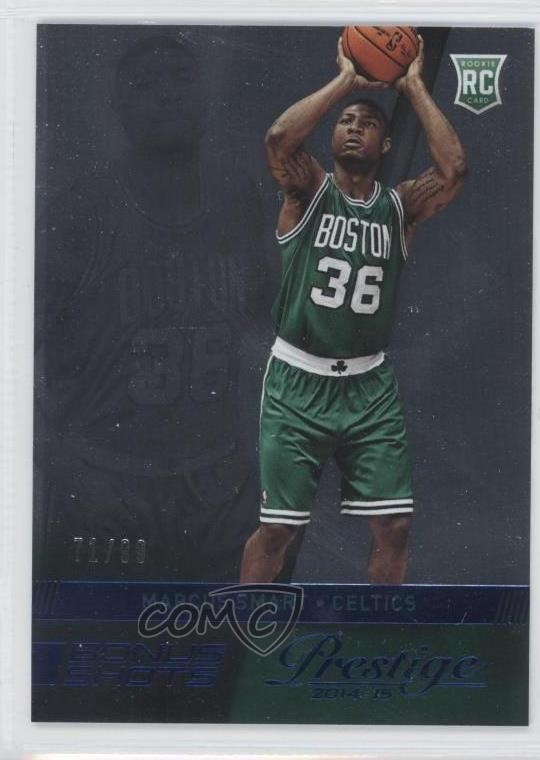 2014 Panini Prestige Bonus Shots Blue Plus 71/99 Marcus Smart #166 Rookie RC 0q0