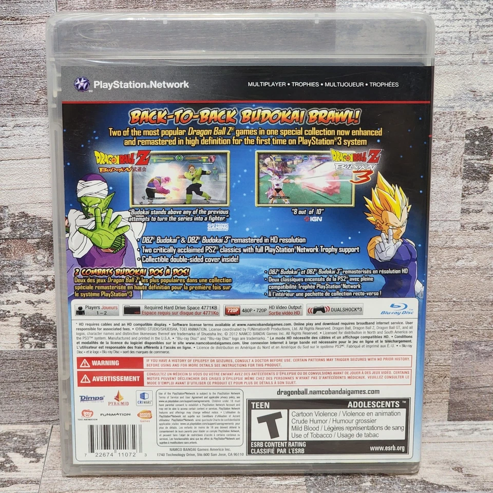 Dragon Ball Z Budokai HD Collection - PS3 - Brand New | Factory Sealed - Image 2 of 4