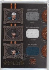 2010 Crown Royale Royal Lineage 31/75 Joe Thornton Pavelski Patrick Marleau 2d8