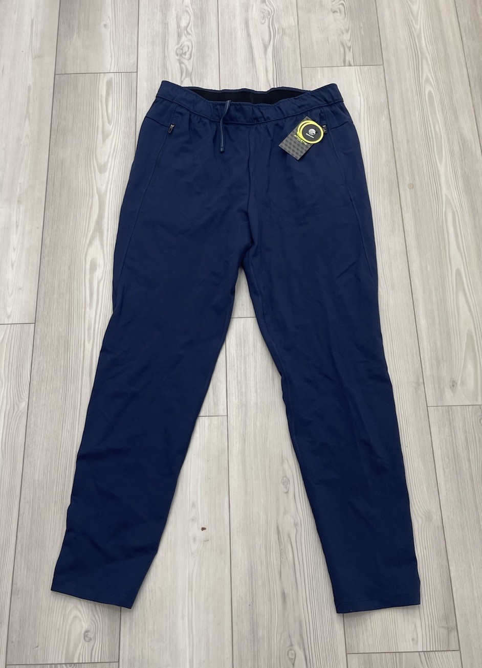 Athletic Men s Blue Reflective Sweat Pant Size Large New 3890₽