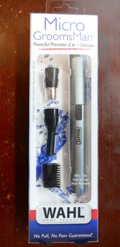 Wahl Nose Ear Trimmer Neck Hair Beard Eyebrow Groomer Clippers Micro Personal