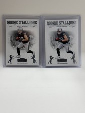 2024 Panini Contenders - Rookie Stallions Brock Bowers #8 (RC) 2 Cards