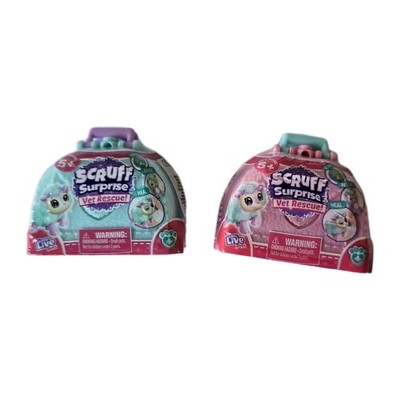 Little Live Pets Scruff Surprise Vet Rescue 2 Blind Bag Pink Purple Set Series 1