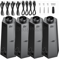 PAIDUN 1/2/4Pack Flame Effect Fire Machine Firethrower 1-3M DJ Disco Party Event