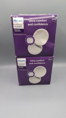 Philips Avent Einweg-Stilleinlagen, Ultra-Komfort und Sicherheit 120 Stück weiß