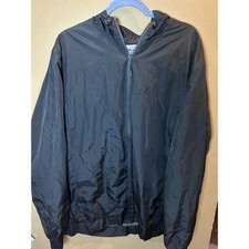 Goodfellow  Co Windbreaker Jacket Mens XL Black Excellent Water Resistant