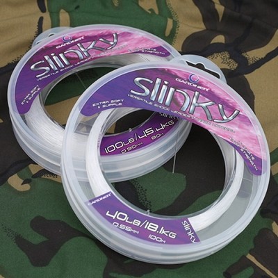 Gardner Slinky Clear Snag Leader 40 lb 18kg 0,55mm - 100m
