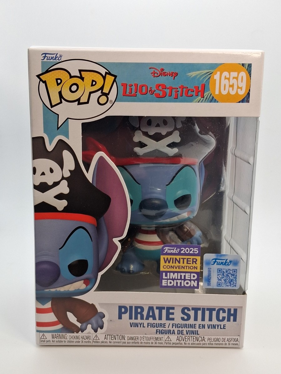 Funko Pop! Pirate Stitch #1659 Winter Convention Limited Edition