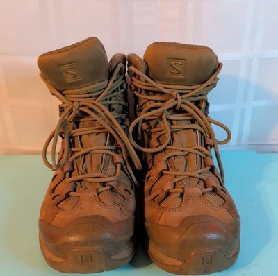 Salomon Quest Forces 4D Tan Unisex Boots US M6 W7 409433