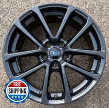 SUBARU WRX 2018 2019 Factory Genuine OEM Wheel 18" Rim 68851 Charcoal w/ Cap #B