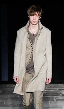  1698 John Varvatos Collection Lexington Runway Coat EU 54 USA 441