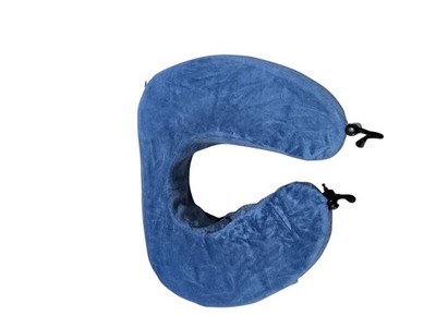 Cabeau Evolution Travel Neck Pillow -Navy w/ Travel Case Memory Foam