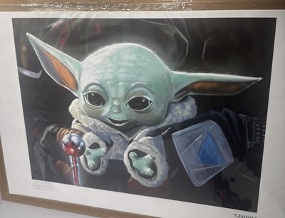 Star Wars Mandalorian by Tricia Buchanan-Benson Ltd Edition 18/150 Poster Mondo