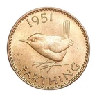 1951 George VI Farthing — photo from another recent sale