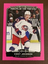 2022-23 OPC O-PEE-CHEE HOCKEY KENT JOHNSON PINK ROOKIE PARALLEL! #63/75 #567