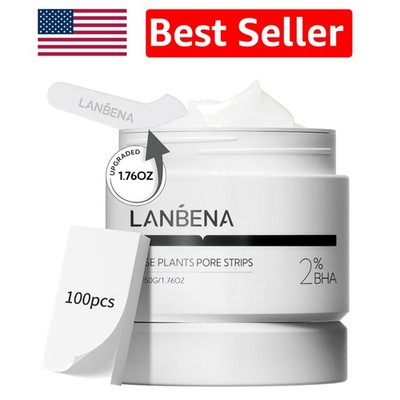 Transform Your Skin with 100 Pcs Aloe Vera Nose Strips - 1.76 Oz Blackhead Kit