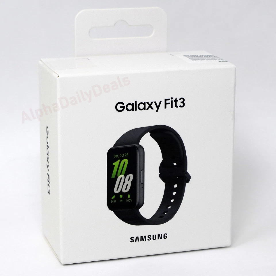 NEW Samsung Galaxy Fit3 Bluetooth Aluminum Smartwatch 40mm Dark Gray 2025 - Image 2 of 4