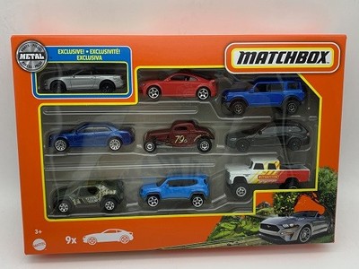 Matchbox 9 Car Gift-Set Geschenk-Set mit 9 Modellen und 1 Exclusiven Mustang NEU