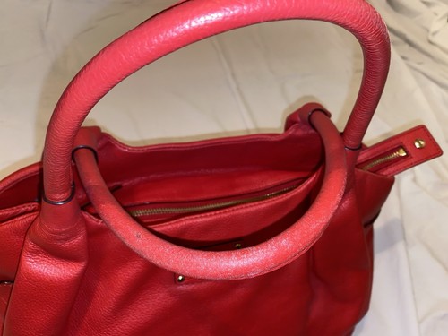 Kate Spade New York Red Leather Berkshire Road Stevie Shoulder Bag - Picture 5 of 6