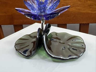 Swarovski Paradise Flower - Blue Violet waterlily 1141630 Mint in