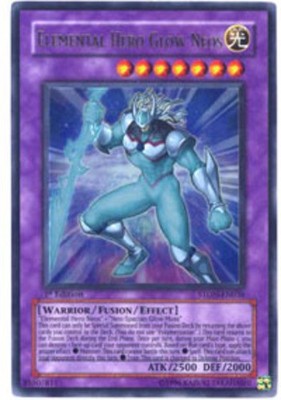 Elemental Hero Glow Neos - STON-EN036 - Ultra Rare - 1st Edition x1 - Moderately