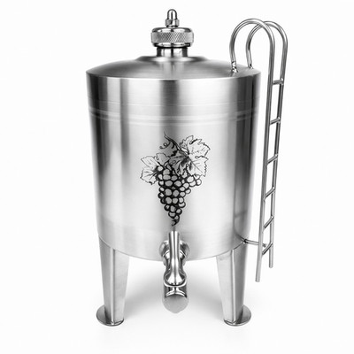 Stainless Steel Mini Wine Fermentation Tank   Cuba de Vinho, Made in Portugal