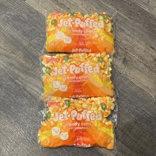 Jet-puffed Candy Corn Marshmallows Set Of 3 8oz Bags Rare -bb 05/04/26