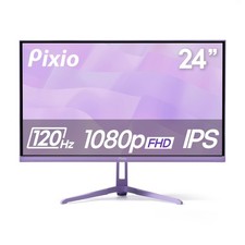 Pixio PX246 Wave Purple 24 inch 120Hz Refresh Rate FHD 1080p Resolution IPS P...