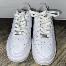 Nike Air Force 1 GSB Low LE Triple White Size 7Y - New Without Box - DH2920-111