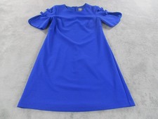 Vince Camuto Dress Womens 2 Short Sleeve Bow Detail A-Line Knee Length Elegant