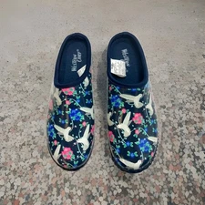 Western Chief Women's Flowers Petal Party Garden Classic Rain Slip On Clog 8