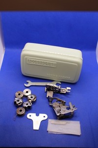 Vintage Sewing Machine Accessory Box Presser Feet Bobbins