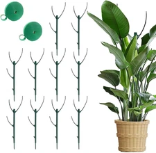 10Pcs Stackable Monstera Plant Support Stakes for Indoor Outdoor Plants, Garden