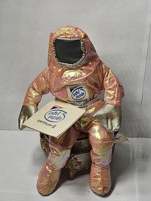 5 Intel Inside Mmx Pentium II Advertise Astronaut Plush Bunny