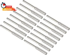 PATIKIL 5/32 Inch Diamond Chainsaw Sharpener, 16 Pack Sharpening Stone Polishing