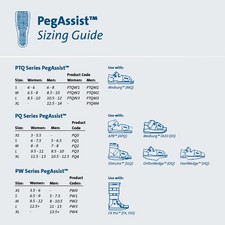 Peg Assist Blue Insole Medium PTQM2