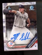 2019 Bowman Draft Chrome Draft Pick Auto TJ Sikkema #CDA-TJS Auto