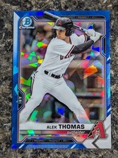 2021 Bowman Chrome Draft Sapphire Edition #BDC-105 Alek Thomas Diamondbacks