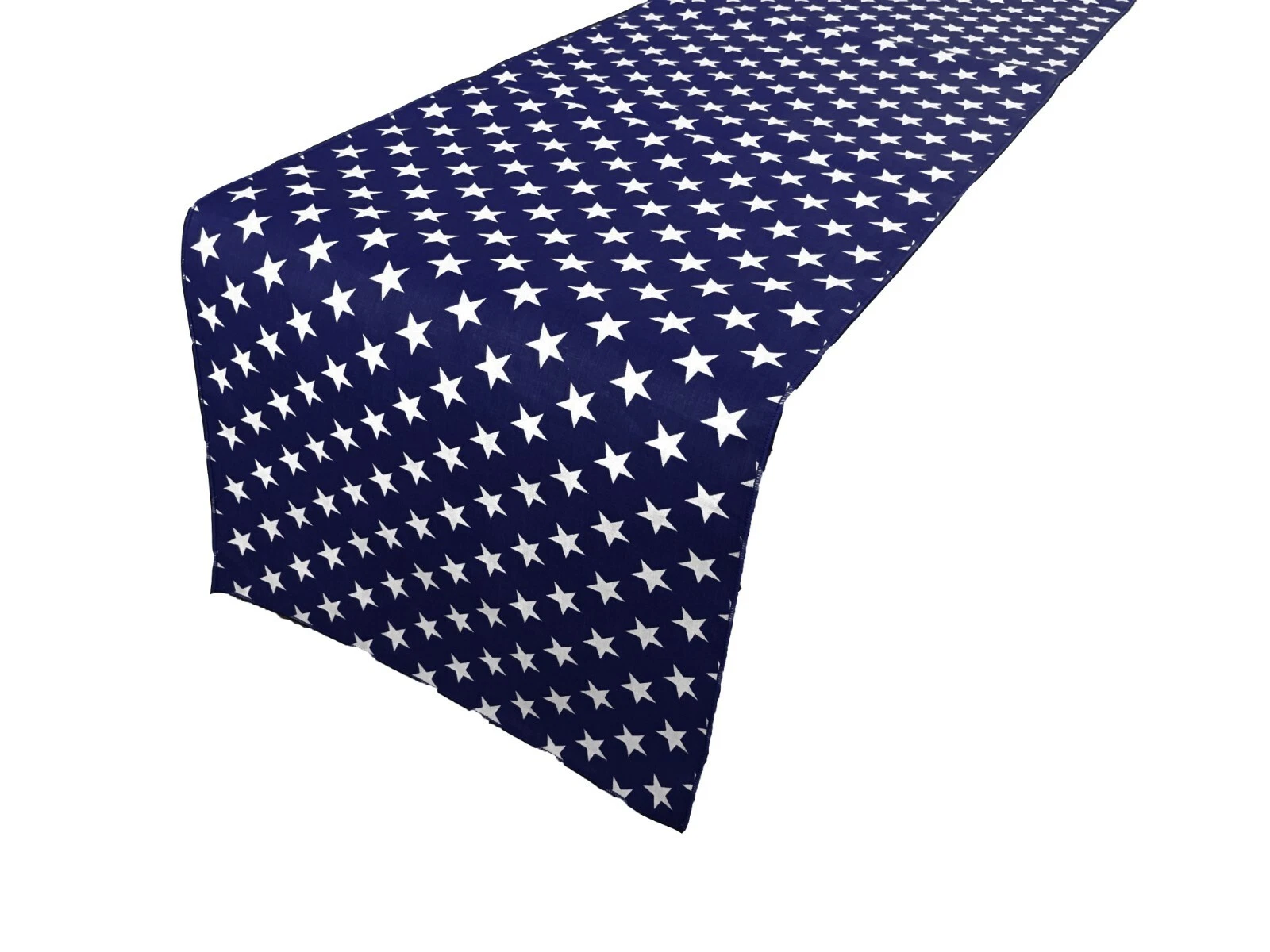 Poly Cotton Stars Patriotic Table Runner for Kitchen & Dining Room
