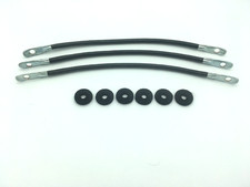 6 AWG Golf Cart Battery Cables for EZ-GO RXV w/Corrosion Preventative Washers