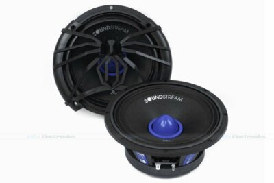 Soundstream SME.650 6.5 Inch 200 Watts max Pro Audio MID-Range Speakers PAIR New