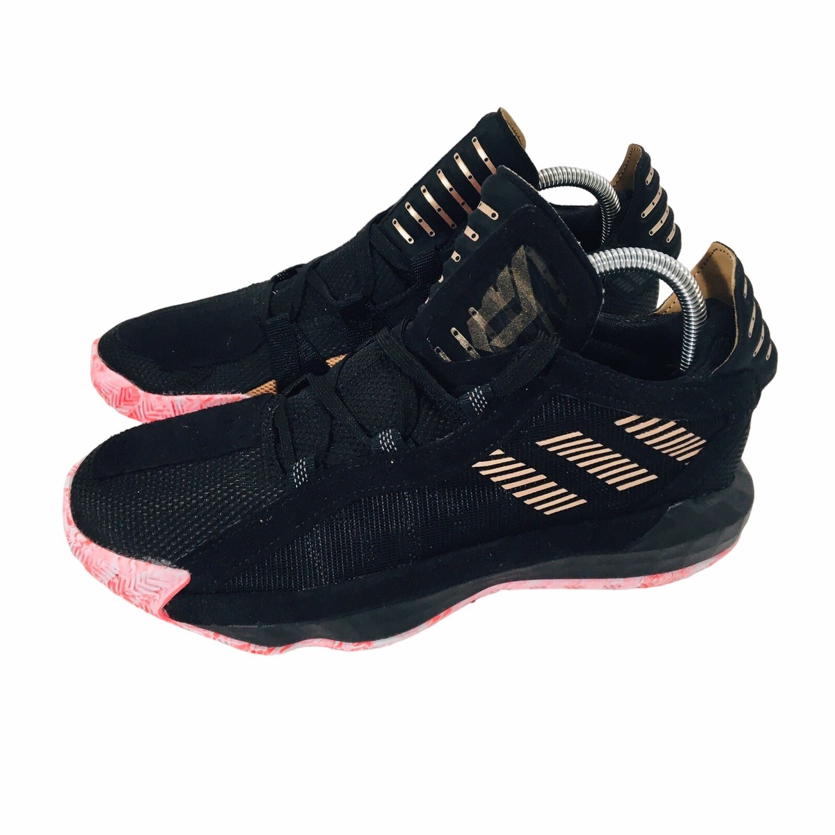 FV8624] Mens Adidas Dame 6 Signal Pink Size 7.5 U.S. #779001