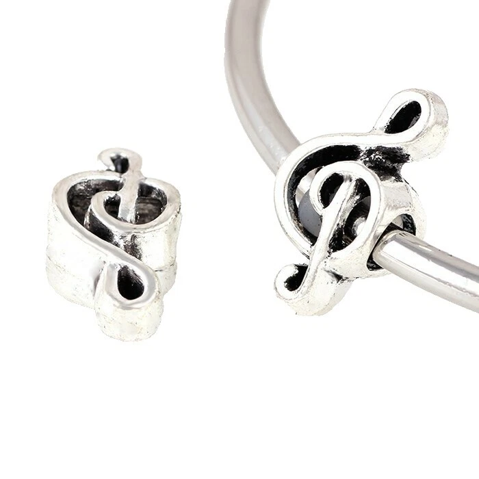 Níquel envejecido Espaciador Perlas y Stoppers